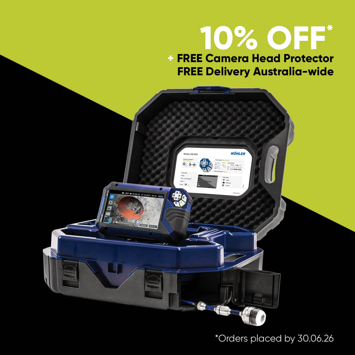Wohler VIS 500 Pipe Inspection Camera